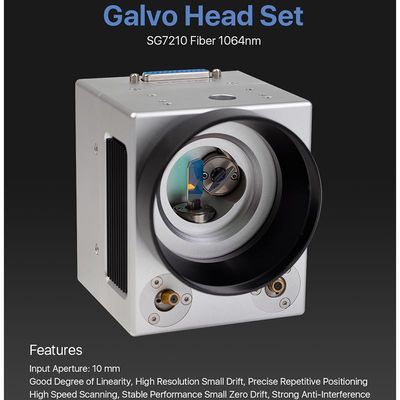 Fiber Scanhead Laser Spare Parts Practical SG7210 For Fiber Marking Machine